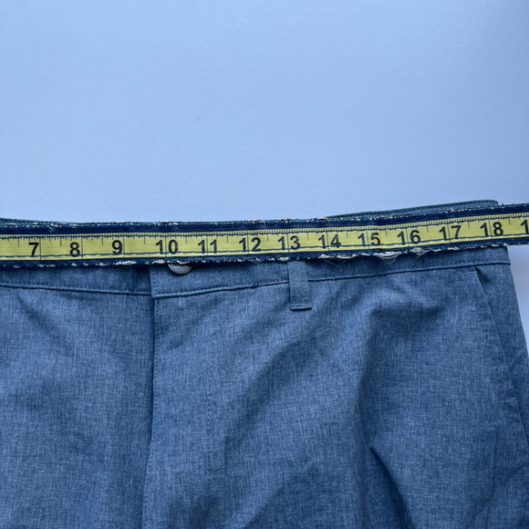 Adidas Men's Gray-Blue Shorts Size 36 - Picture 5 of 6